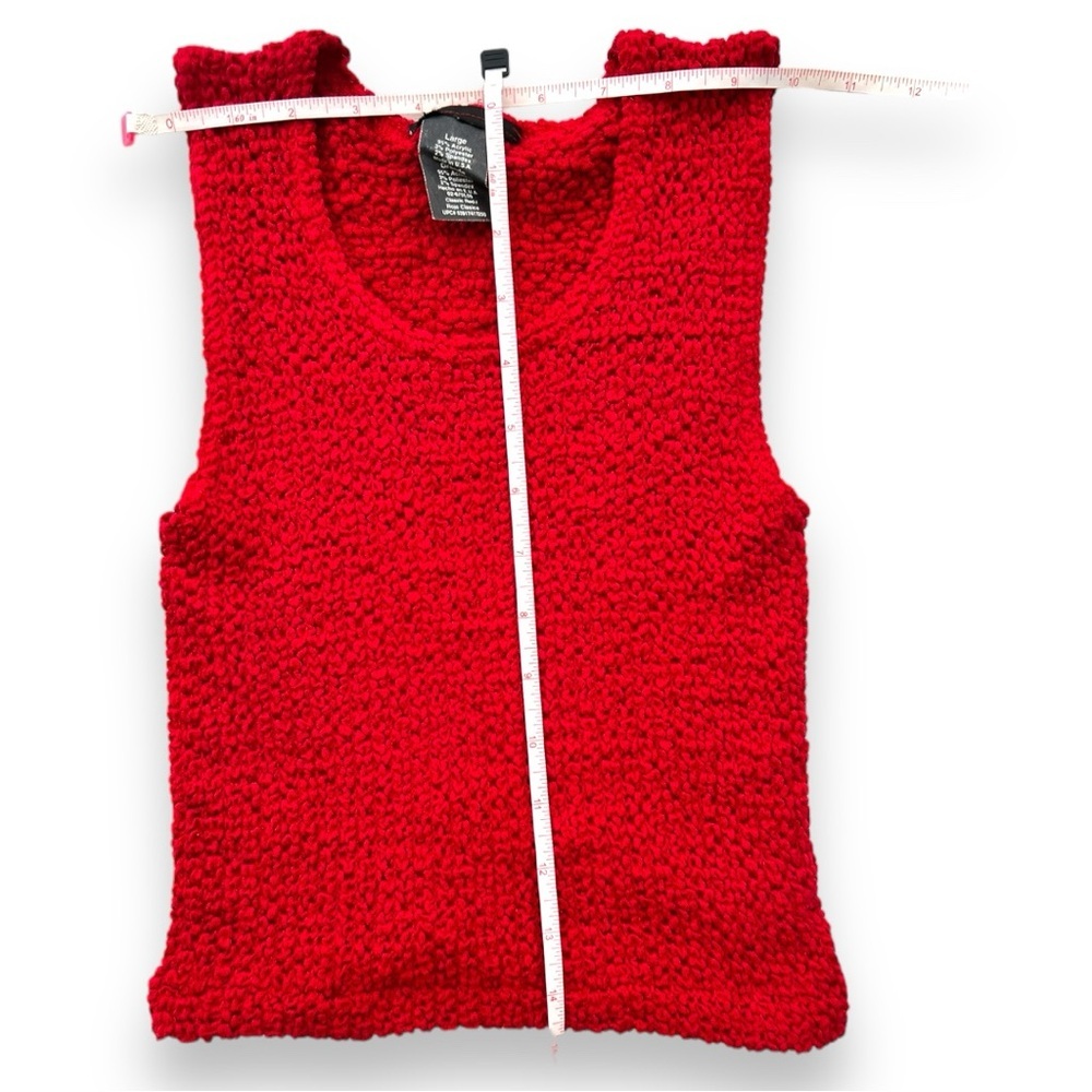 Red Ruched Hot Top